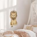 Wallsticker brun løve
