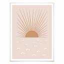 Póster Orara Studio - Luz solar roja