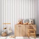 Papel pintado a rayas beige blanco - papel pintado clásico a rayas 