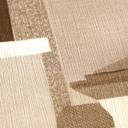 Ikke-vævet tapet med arkitektonisk motiv i beige og brune toner