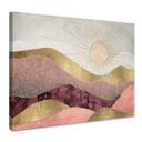 Lienzo SpaceFrog Designs - Sol rosa