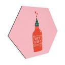 Hexagon Dibond Stærk chilisauce - Simmonds