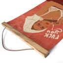 Póster de tela Fuck you - Café con cigarrillo | Feminismo - Oltmanns