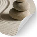Wallsticker sten i sand 2 - rund