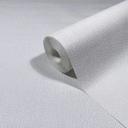 Papel pintado no tejido en blanco texturado liso moderno 