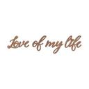Trædekoration -  Mahognifinér - Love of my life