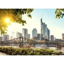 non-woven tapet FrankfurtCity fototapet Designwalls i blå og brun 