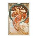 Tekstil plakat Mucha - Fire kunstarter: Dansen
