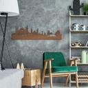 Wood art chapa de caoba - Skyline Estambul