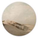Cuadro de madera paisaje de dunas en el Mar del Norte - Annie - Redondo