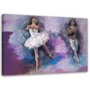 Canvasbillede, Par der danser ballet