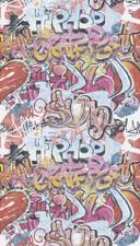 Graffiti hip-hop street art tapet farverigt - Fototapet til ungdomsværelse, der kan udvides