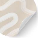 Vinilo decorativo One Line Art - Corriente suave - Ristova - Redondo