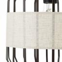 Pendelleuchte Nino, braun, 124 x 129 cm, Textil Pendelleuchte