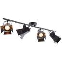 Spotrohr Lola, schwarz, 16,5 x 84 cm, Metall Strahler