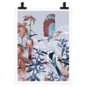 Póster Goed Blauw - Aves en invierno
