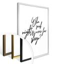 Plakat - Who said nights were for sleeps?