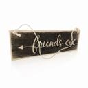 Houten Bordje - Friends