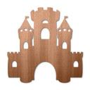 Decoración en madera de caoba - Castillo