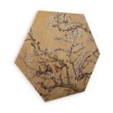 Hexagon Hout van Gogh - Amandelbloesem crème