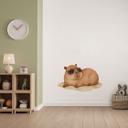 Capybara Wallsticker med solbriller