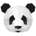 Wallsticker - Polygon - Pandahoved