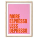 Póster Más Espresso menos Depresso - Fritsch