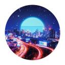 Póster Cyber City Bangkok - Takkar - Redondo