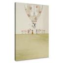 Cuadro lienzo Leffler - Globo de boda + texto personalizado