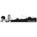 Wallsticker - Udsigt over Istanbul