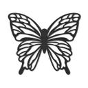 MDF - Decoración en madera - Mariposa Isabella