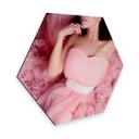 Hexagon - Alu-Dibond - Pink Dress