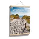 Póster Camino a la playa