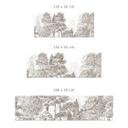 Keukenachterwand bos met boslandschap in beige - Ms Tiff