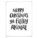 Plakat - Merry Christmas ya filthy animal