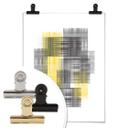 Plakater - Nordic Creators - Yellow grid