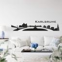 Sticker mural Skyline de Karlsruhe 2