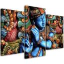 3 stykke lærredstryk, Buddha Zen Religion