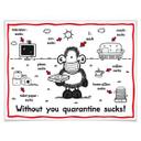 Plakat - Sheepworld - Quarantine sucks