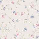Papel pintado Floral verde crema - papel pintado no tejido casa de campo A.S. Création - textura ligera mate