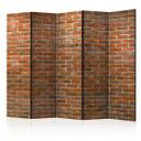 Screen room divider - City wall, 5-delt - 225x172 cm