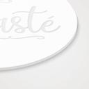 Akrylglasbillede, vinduesbillede til ophængning Namasté - rund