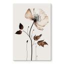 Akrylbillede Dried Flowers in Cream - Treechild