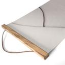 Póster de tela Estructuras abstractas en beige suave - Böhmer - Panorama