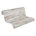 Papel pintado aspecto escayola gris crema - papel pintado tejido-no tejido A.S. Création