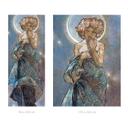 Fototapet - Mucha - Månen