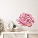 Muursticker Roze Pioenroos