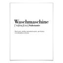 Plakat - Grammatik - vaskemaskine