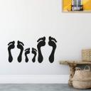 Wallsticker -  Fodfamilien