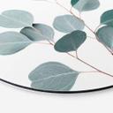 Tableau en alu-Dibond Sisi & Seb - Eucalyptus bleu - Rond